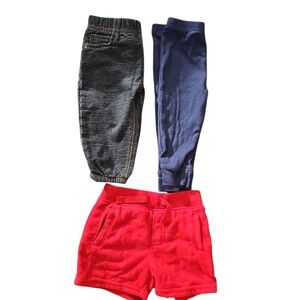 Baby Boy Bundle of 3 Bottoms - EUC